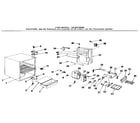 Kenmore 1268916080 cabinet parts diagram