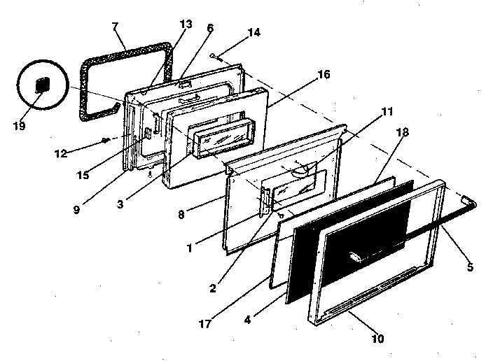 OVEN DOOR