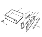 Kenmore 7917858890 utility drawer diagram