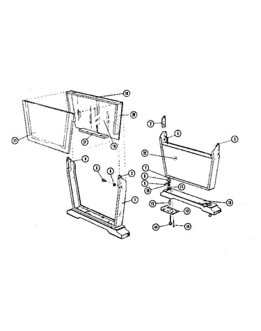 Leg panel assembly