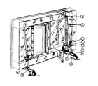Sears 211251550 locking bracket assembly diagram
