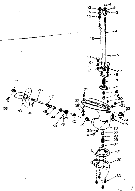 Gear housing assembly