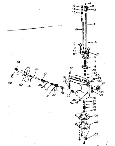 Gear housing assembly