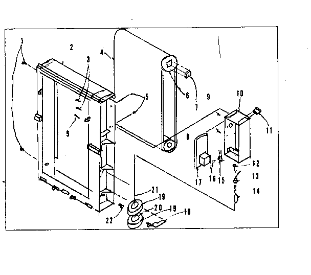 EVAPORATING PAD ASSEMBLY