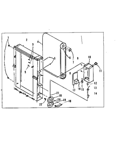 Evaporating pad assembly