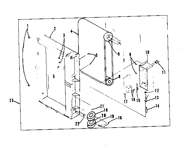 Pad frame assembly