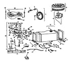 Briggs & Stratton 220707-0147-01 air cleaner and carburetor diagram