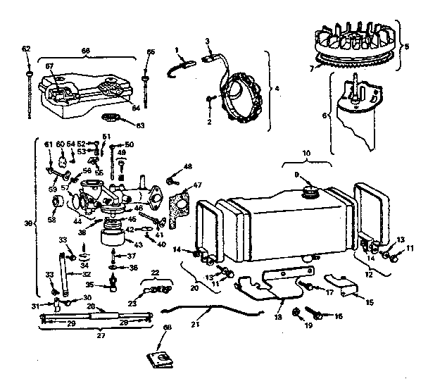 Air cleaner and carburetor