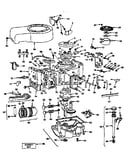 Cylinder, crankshaft and engine base group