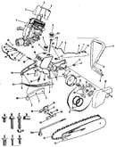 Main frame and engine