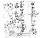 Kenmore 66382501 replacement parts diagram