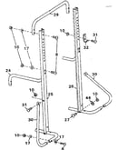 Squat rack assembly