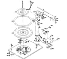 LXI 13291754800 record changer above base plate parts diagram