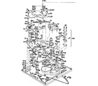 LXI 13291754800 record changer below base plate parts diagram