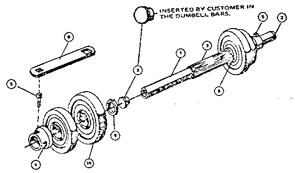 Dumbell assembly