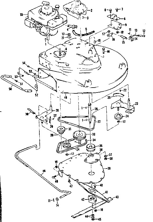 HOUSING AND ENGINE