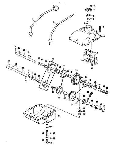 Internal transmission parts
