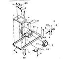 Koehring K350A motor and pump assembly diagram