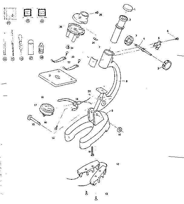 75x-300x-600x microscope set
