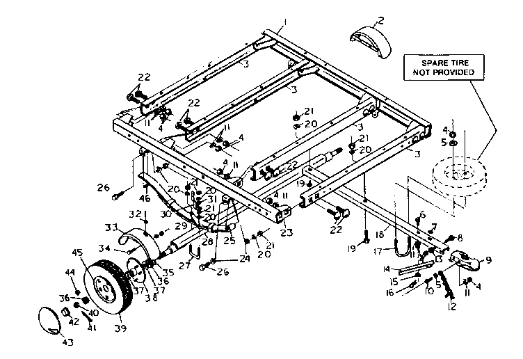 Trailer frame