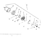 Kenmore 583400010 motor package assembly diagram