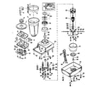Kenmore 66382010 replacement parts diagram
