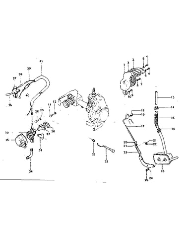 Muffler & carburetor