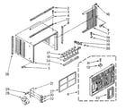 Kenmore 1068760682 cabinet diagram
