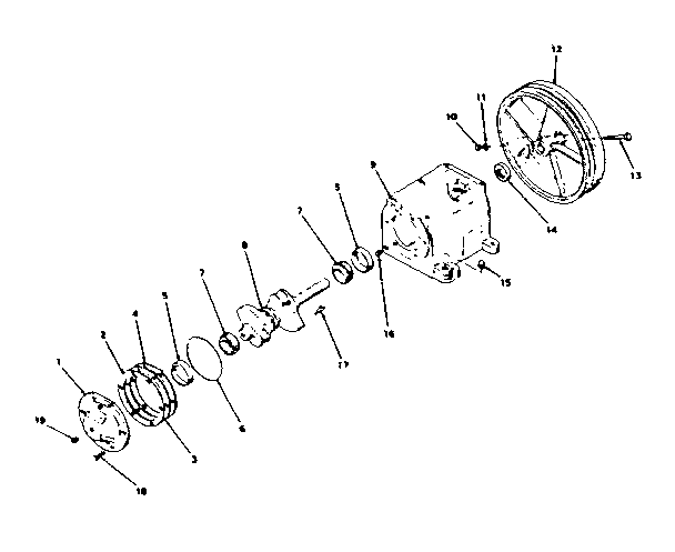 Crankcase assembly detail