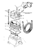 Inlet filter, silencer, cylinder & intercooler assy detail