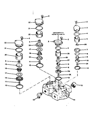 Cylinder head assembly detail