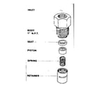 Craftsman 10217335 check valves - vertical piston type - 1" diagram