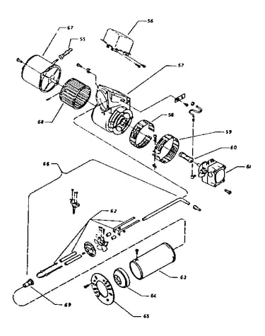 Electrode and motor assembly