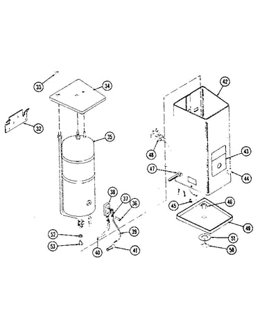 Hot water tank