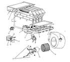 Sears 867776082 functional replacement parts diagram