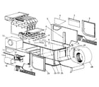 ICP NHGG050BF02 non-functional replacement parts diagram