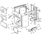 Kenmore 610742121 exterior body assembly diagram