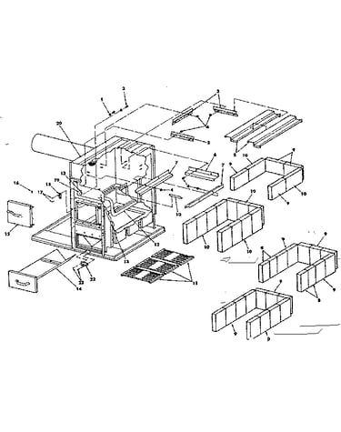 Fire box & heat exchanger assembly
