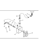 Wiring junction box assembly with transformer