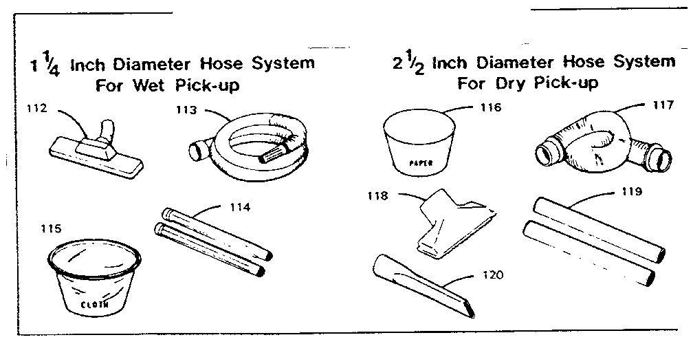 OPTIONAL CLEANING ACCESSORIES NO. 8953