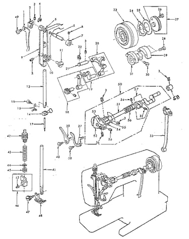 Presser bar assembly
