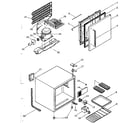 Kenmore 564760402 refrigerator cabinet parts diagram