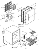 Refrigerator cabinet parts