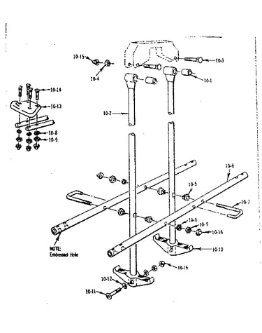 Glide ride assembly no. 10-a