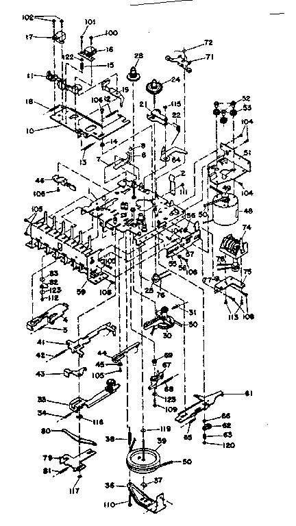 CASSETTE MECHANISM PARTS