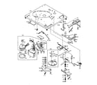 LXI 94034 record changer parts below base plate diagram