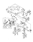 Record changer parts below base plate