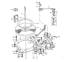 LXI 13290506050 record changer-above base plate diagram