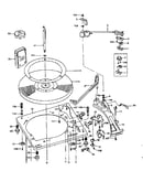 Record changer-above base plate