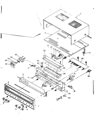 Cabinet and chassis front mounted assemblies